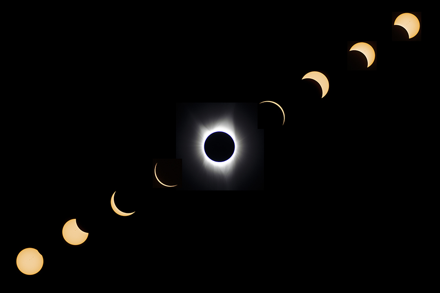 2017 total solart eclipse composite